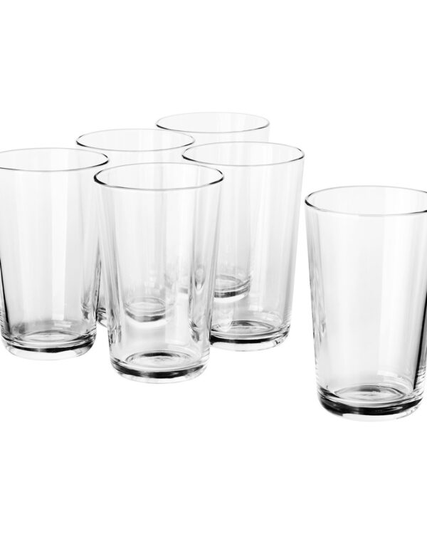 Szklanki ze szkła hartowanego 365+, 450 ml, 6 sztuk