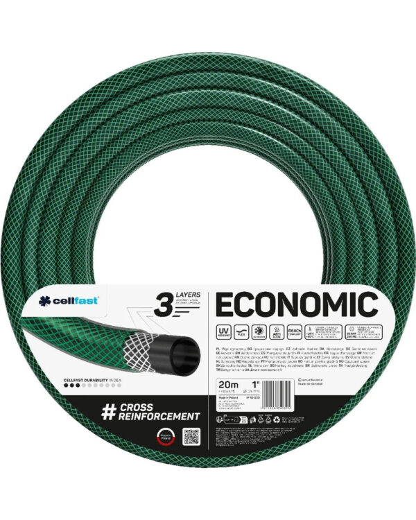 Wąż ogrodowy Economic, 1 cal, 20 m