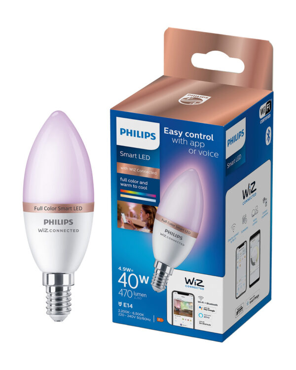 Żarówka smart Philips WiZ E14 4,9 W 470 lm RGB
