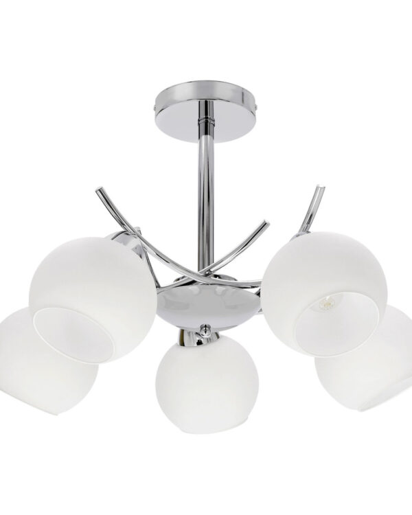 Żyrandol Candellux Amos 5 × E27, chrom