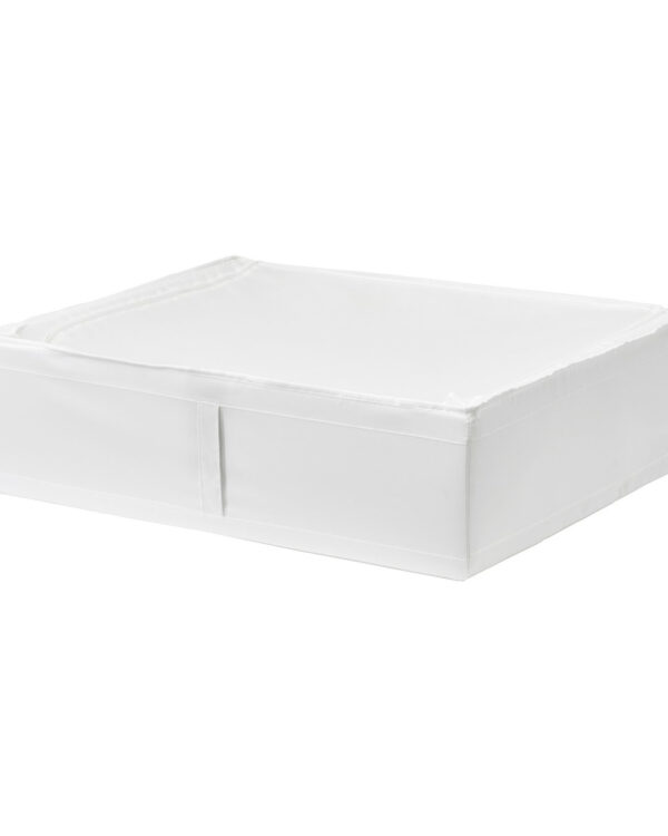 Pojemnik na pościel SKUBB 65×53×19 cm, biały
