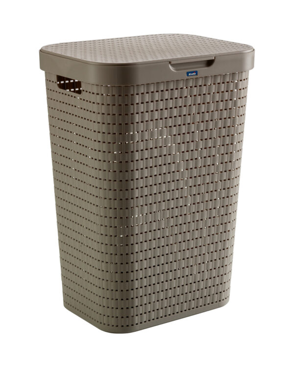 Kosz na pranie Country 55 l, beżowy