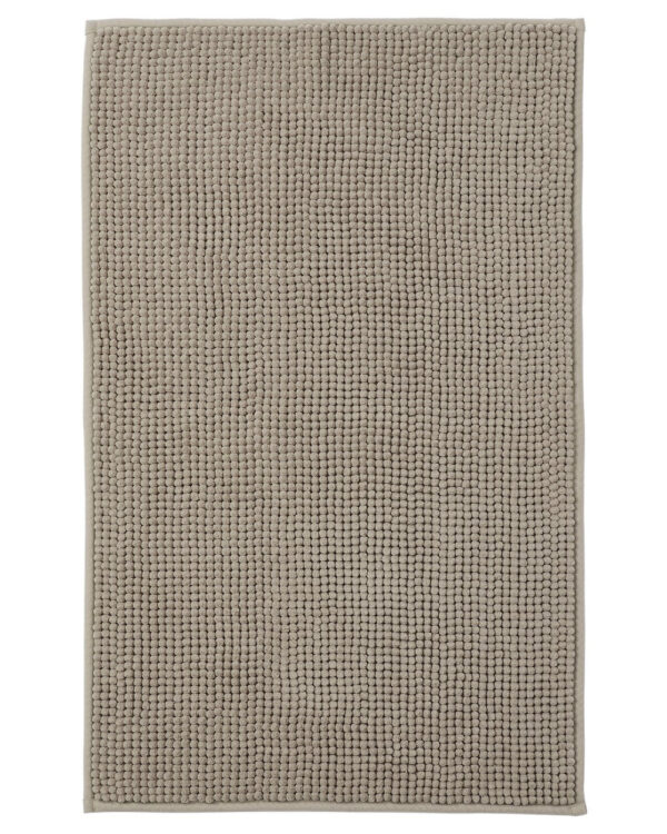 Dywanik łazienkowy beżowy 50 × 80 cm