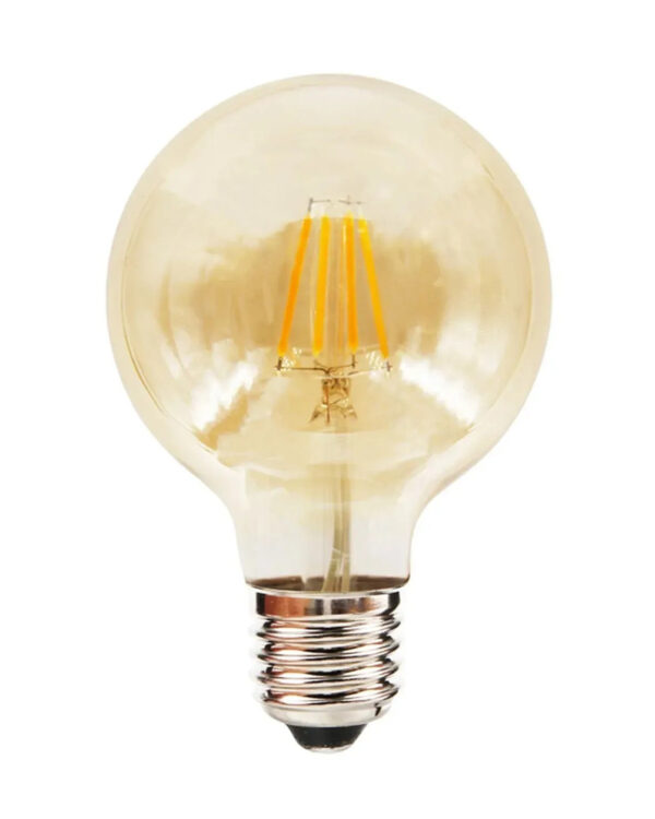 Żarówka LED EKO-LIGHT G80 Amber E27 6 W 2700 K